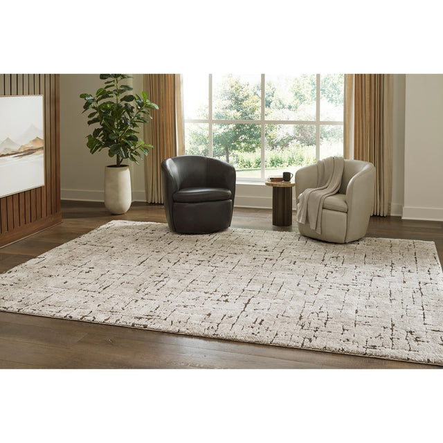 Claygrove Brown/Taupe Extra Large Rug — product view