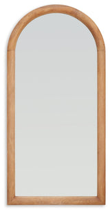 Dairville Brown Floor Mirror - Ella Furniture