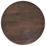 Dale Round Solid Mango Wood Coffee Table Brown 721998 - Ella Furniture