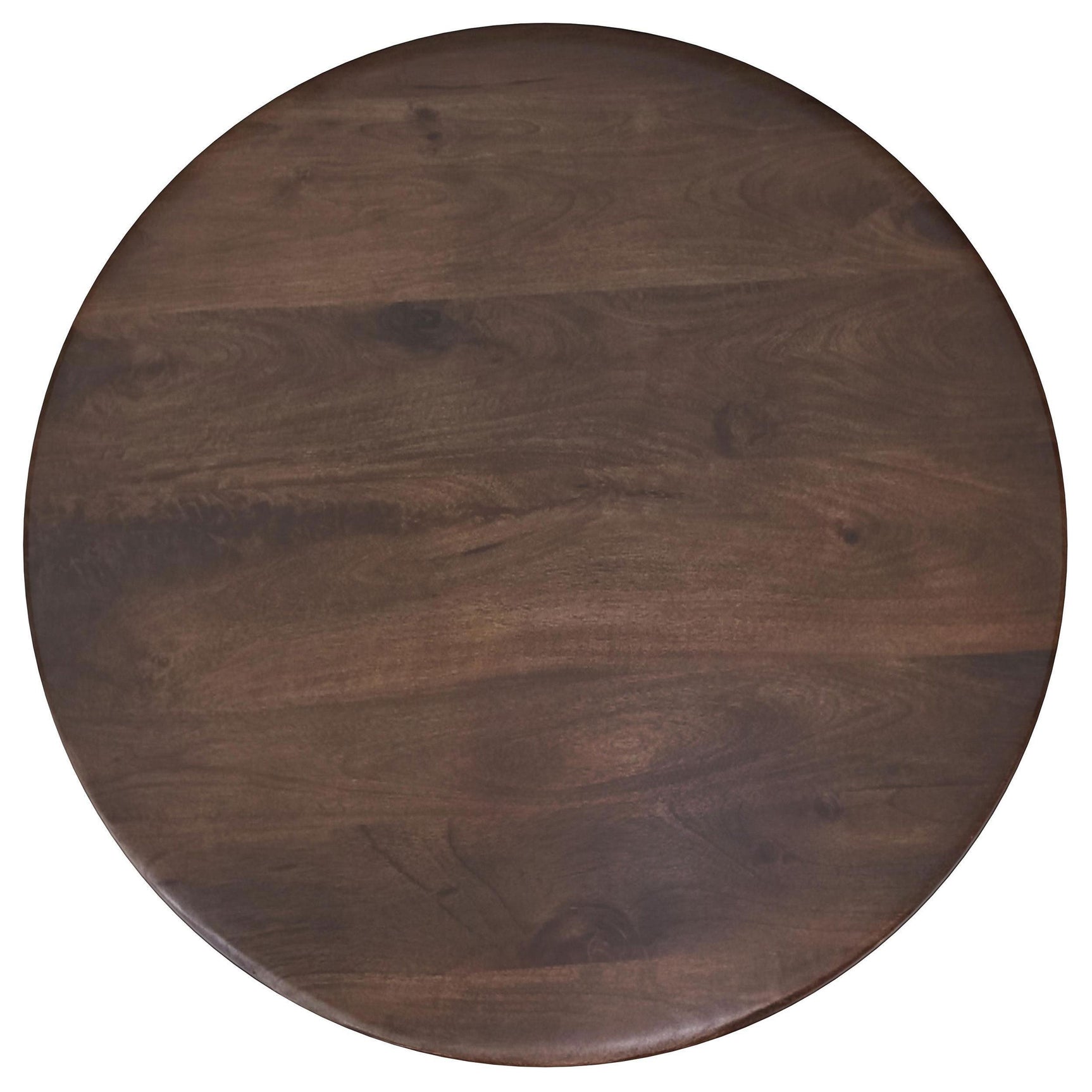 Dale Round Solid Mango Wood Coffee Table Brown 721998 - Ella Furniture