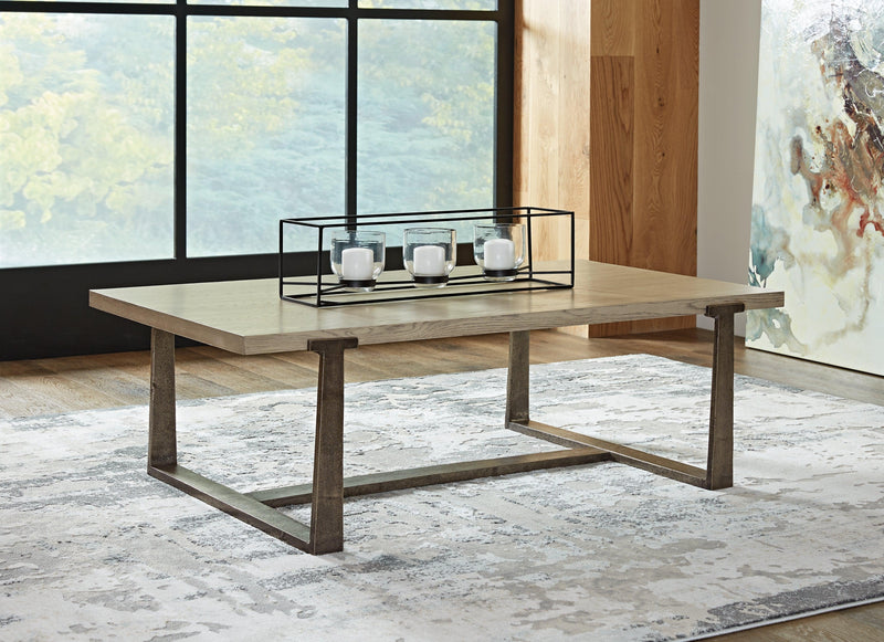 Dalenville Gray Coffee Table With 2 End Tables - Ella Furniture