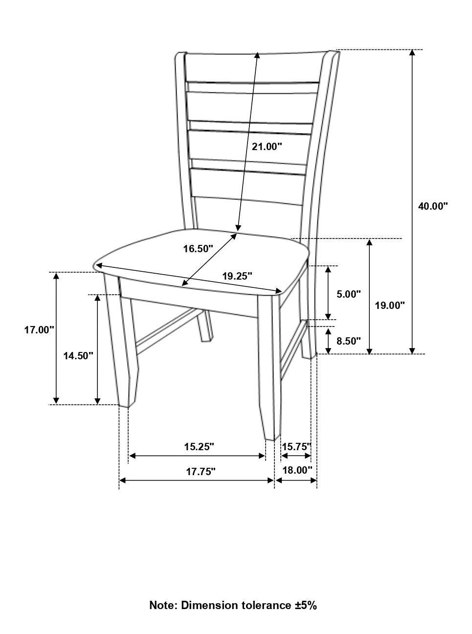 Dalila Cappuccino Rectangular Dining Room Set - Ella Furniture
