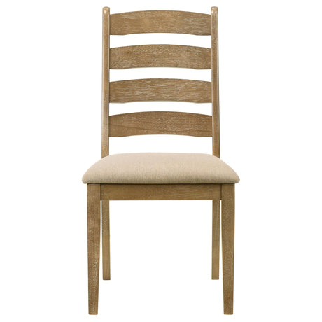 Danvers Wood Dining Side Chair Brown Oak (Set of 2) 109152 - Ella Furniture