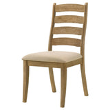 Danvers Wood Dining Side Chair Brown Oak (Set of 2) 109152 - Ella Furniture