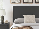 Danziar Black Full Panel Bed detail view