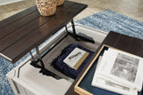 Darborn Gray/brown Coffee Table With 1 End Table - Ella Furniture