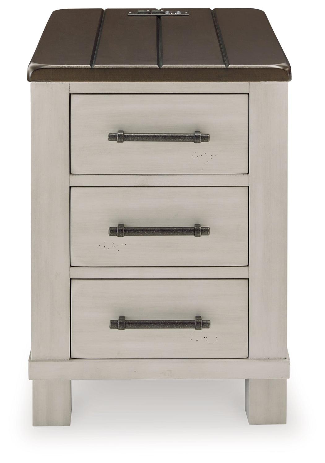 Darborn Gray/brown Coffee Table With 2 End Tables - Ella Furniture