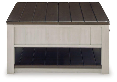 Darborn Gray/brown Coffee Table With 2 End Tables - Ella Furniture