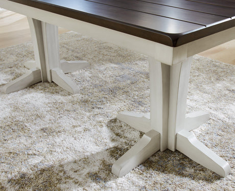 Darborn Gray/brown Dining Room Set - Ella Furniture