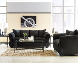 Darcy Black Sofa And Loveseat - Ella Furniture