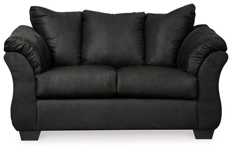Darcy Black Sofa And Loveseat - Ella Furniture