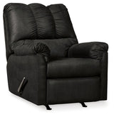 Darcy Black Sofa, Loveseat And Recliner - Ella Furniture