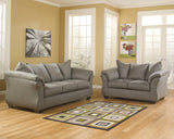 Darcy Cobblestone Sofa And Loveseat - Ella Furniture