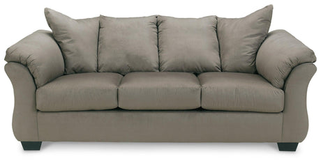 Darcy Cobblestone Sofa, Loveseat And Recliner - Ella Furniture