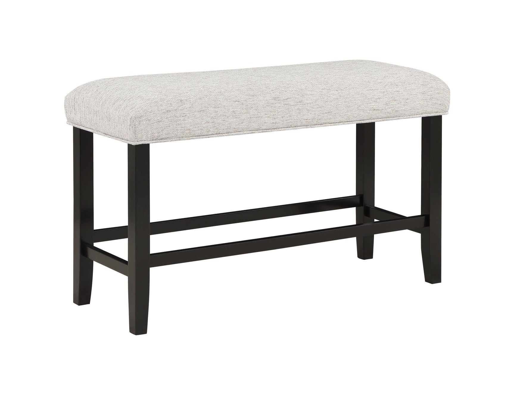 Dary Brown/White Solid Wood And Veneers Fabric Upholstered Counter Height Dining Room Set - Ella Furniture