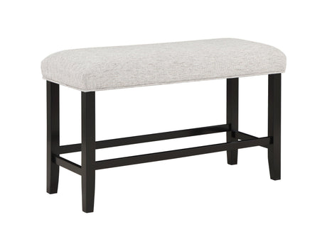 Dary Brown/White Solid Wood And Veneers Fabric Upholstered Counter Height Dining Room Set - Ella Furniture