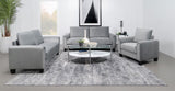 Davis Davis Upholstered Rolled Arm Accent Chair Grey 509636 - Ella Furniture