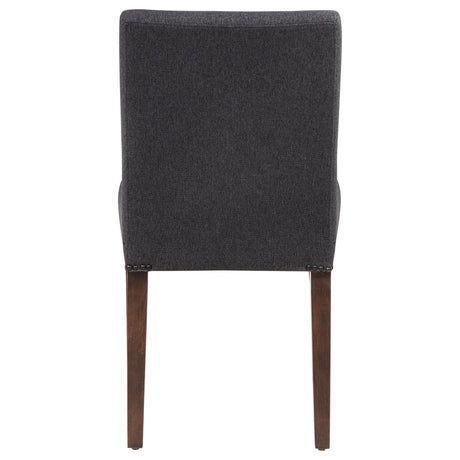 Naser Parsons Dining Side Chair Grey and Dark Walnut (Set of 2) — product image 8