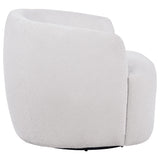 Hudson Fabric Swivel Accent Chair Ivory — product image 7