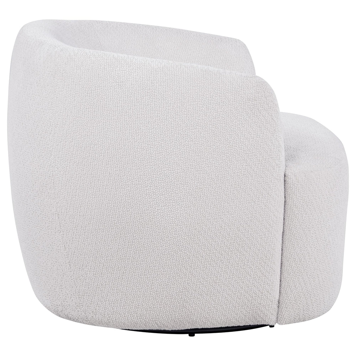 Hudson Fabric Swivel Accent Chair Ivory — product image 7