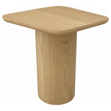Lester Contemporary Square Wood End Table with Oak Veneer Honey Oak — product image 3