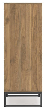 Deanlow Honey Chest of Drawers - Ella Furniture