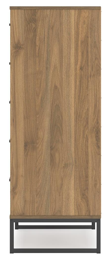Deanlow Honey Chest of Drawers - Ella Furniture