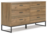 Deanlow Honey Dresser - Ella Furniture