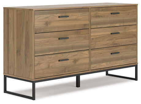 Deanlow Honey Dresser - Ella Furniture
