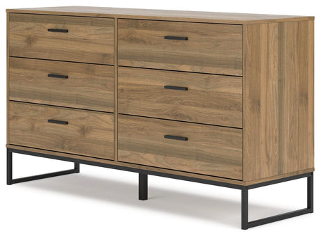 Deanlow Honey Dresser - Ella Furniture