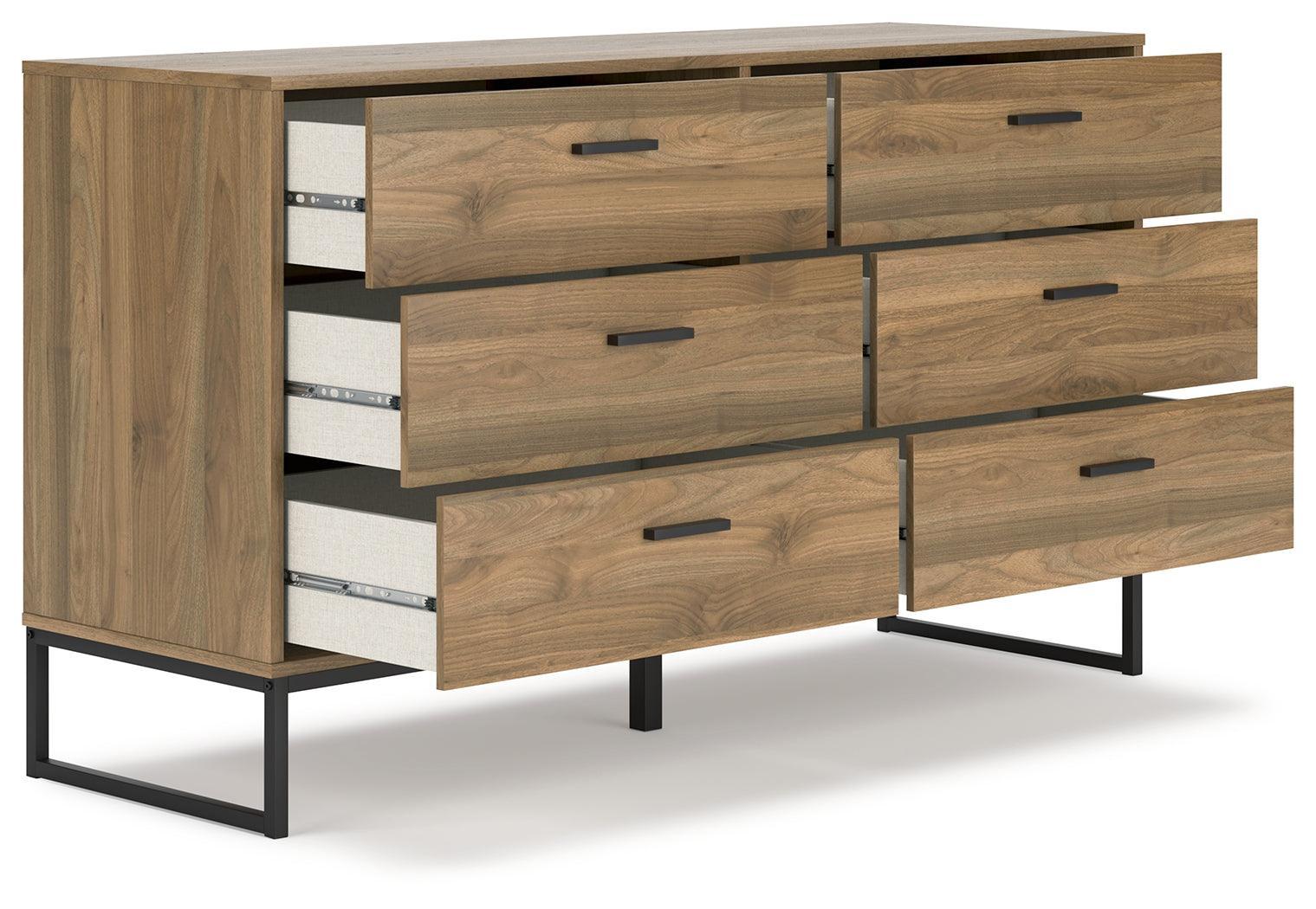 Deanlow Honey Dresser - Ella Furniture