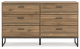 Deanlow Honey Dresser - Ella Furniture