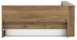Deanlow Honey Full Bookcase Storage Bed - Ella Furniture