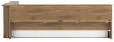 Deanlow Honey Full Bookcase Storage Bed - Ella Furniture