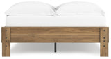 Deanlow Honey Full Platform Bed - Ella Furniture