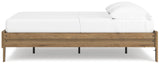 Deanlow Honey Full Platform Bed - Ella Furniture