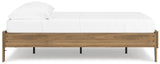Deanlow Honey Full Platform Bed - Ella Furniture