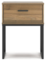 Deanlow Honey Nightstand - Ella Furniture
