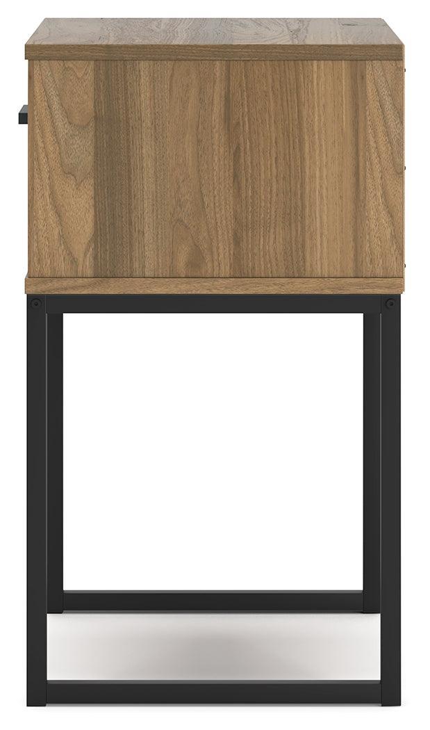 Deanlow Honey Nightstand - Ella Furniture