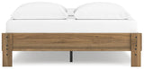 Deanlow Honey Queen Platform Bed - Ella Furniture