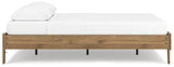 Deanlow Honey Queen Platform Bed - Ella Furniture