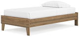 Deanlow Honey Twin Platform Bed - Ella Furniture