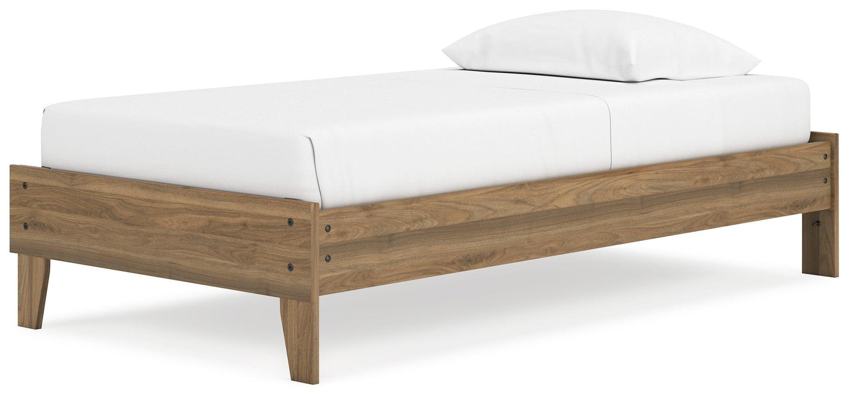 Deanlow Honey Twin Platform Bed - Ella Furniture