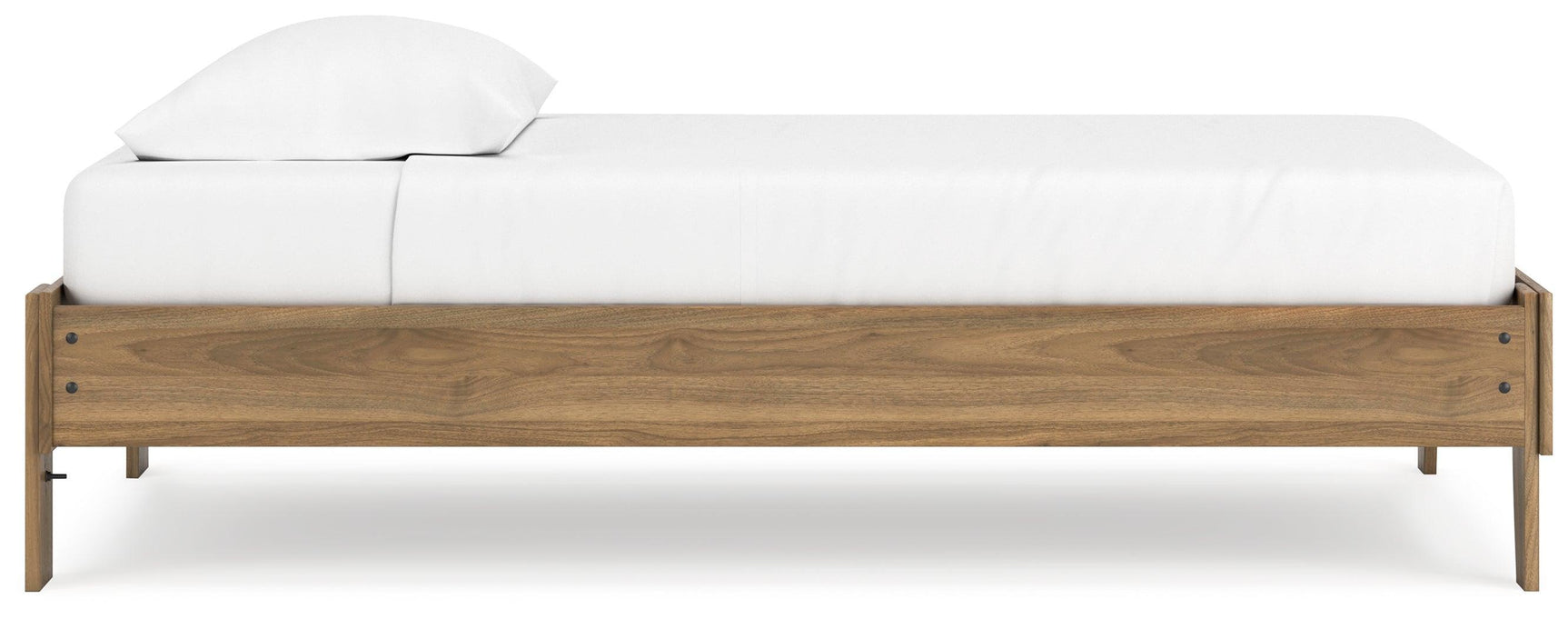 Deanlow Honey Twin Platform Bed - Ella Furniture