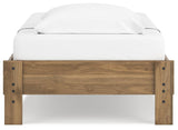 Deanlow Honey Twin Platform Bed - Ella Furniture