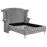 Deanna Grey Tufted Upholstered Bedroom Set - Ella Furniture