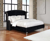 Deanna Tufted Upholstered Black Bedroom Set - Ella Furniture