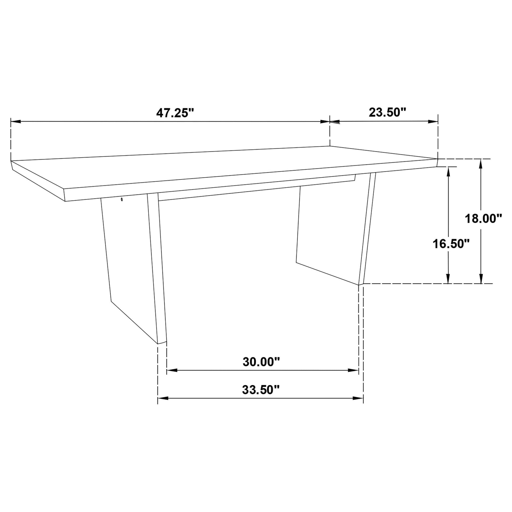 Decker 3-piece Coffee and End Table Set Black view 15