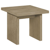 Decker 3-piece Coffee and End Table Set Natural Oak view 3