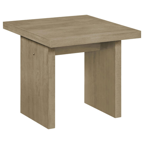 Decker 3-piece Coffee and End Table Set Natural Oak view 3